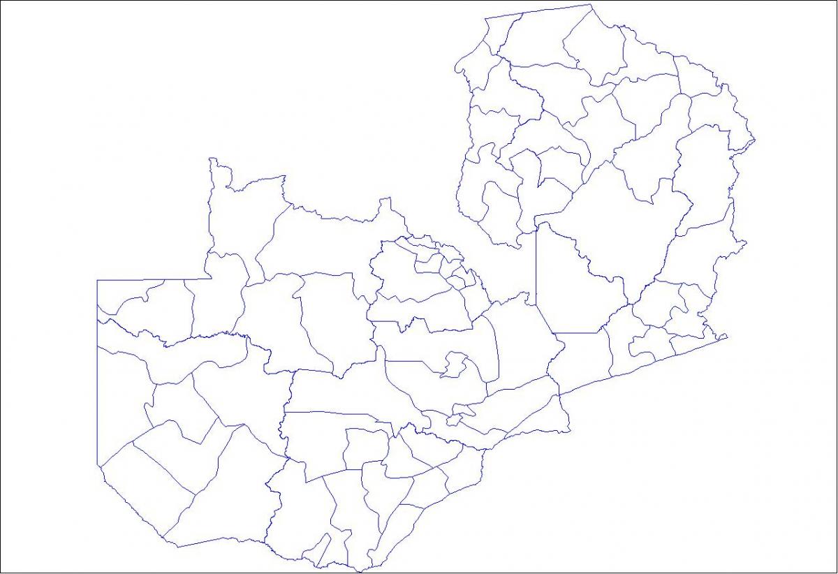 Карта на Замбија преглед