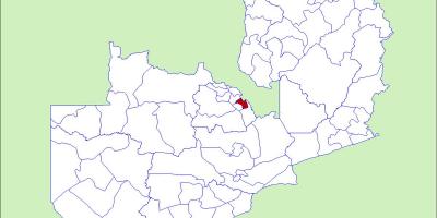 Карта на ndola Замбија