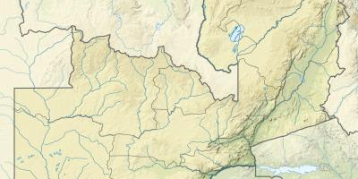 Мапа на реката Замбија 